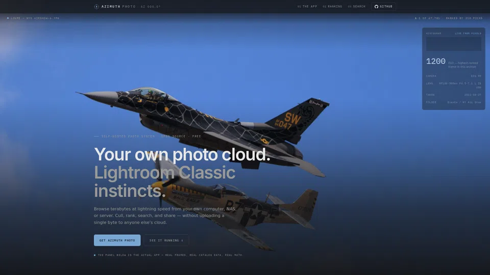 Homepage snapshot at launch