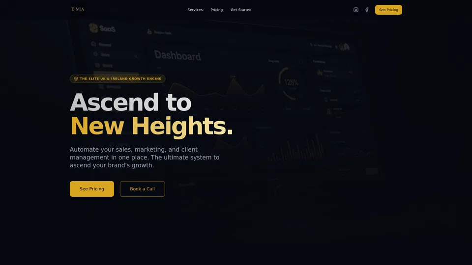 Homepage snapshot at launch