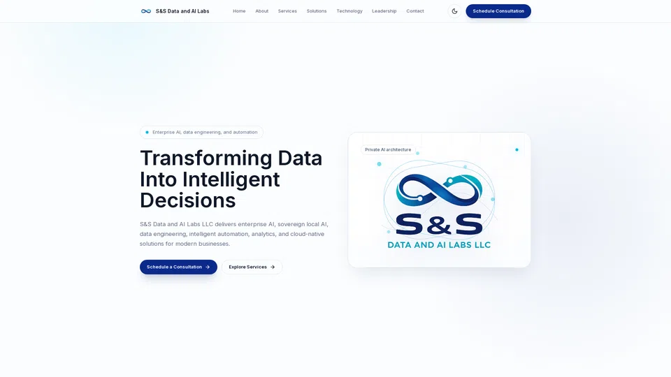 Homepage snapshot at launch