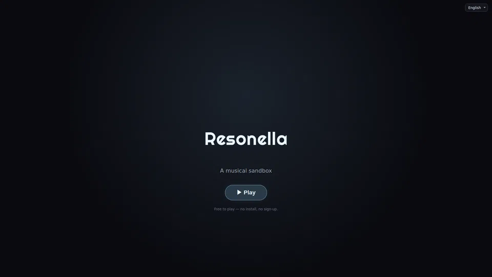 Homepage snapshot at launch
