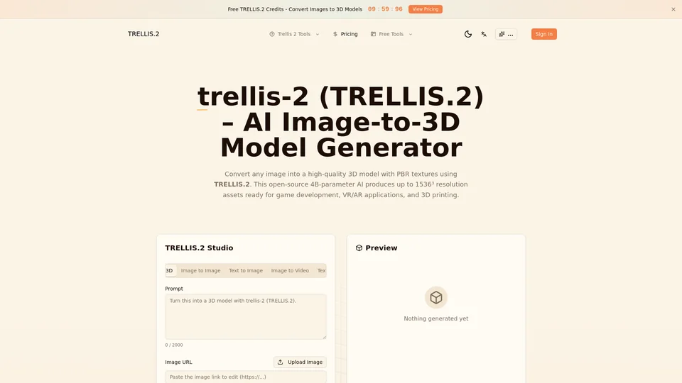 Homepage snapshot at launch
