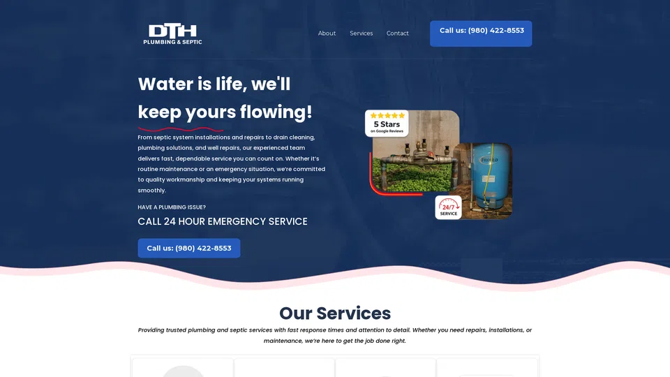 Homepage snapshot at launch