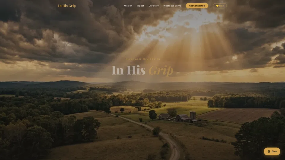 Homepage snapshot at launch