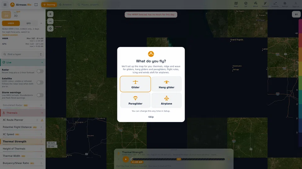 Homepage snapshot at launch