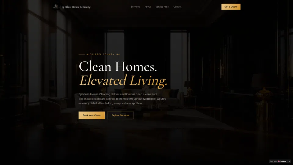 Homepage snapshot at launch