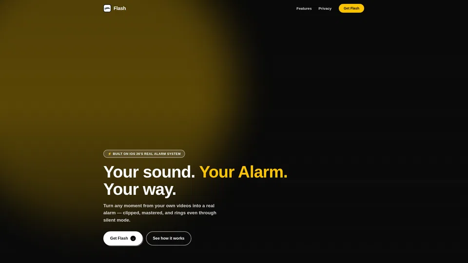 Homepage snapshot at launch