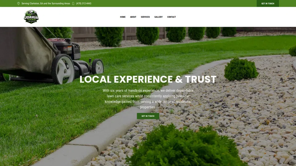 Homepage snapshot at launch