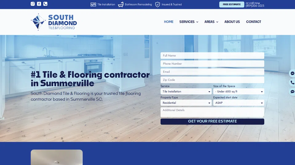 Homepage snapshot at launch