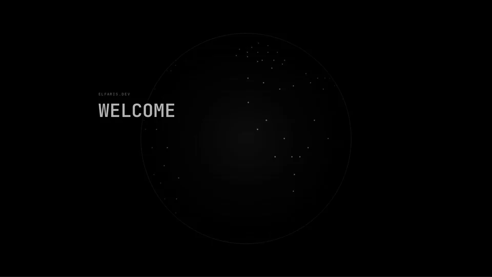 Homepage snapshot at launch