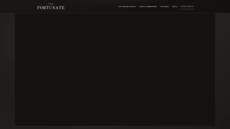 Homepage snapshot at launch