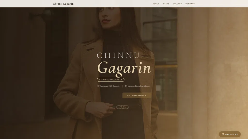 Homepage snapshot at launch