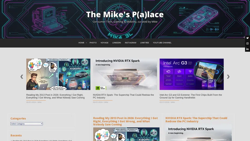 Homepage snapshot at launch