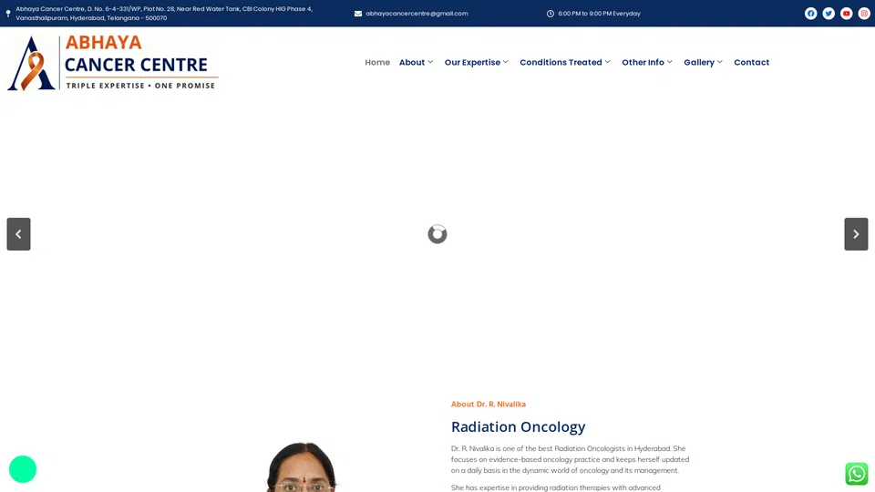 Homepage snapshot at launch
