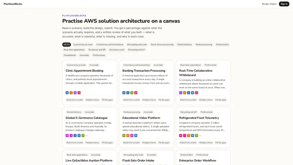Homepage snapshot at launch