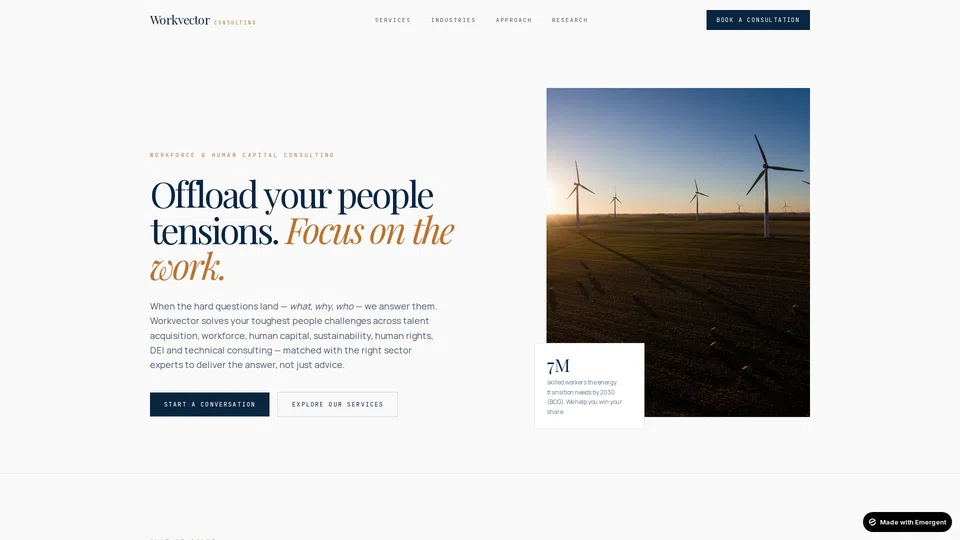 Homepage snapshot at launch