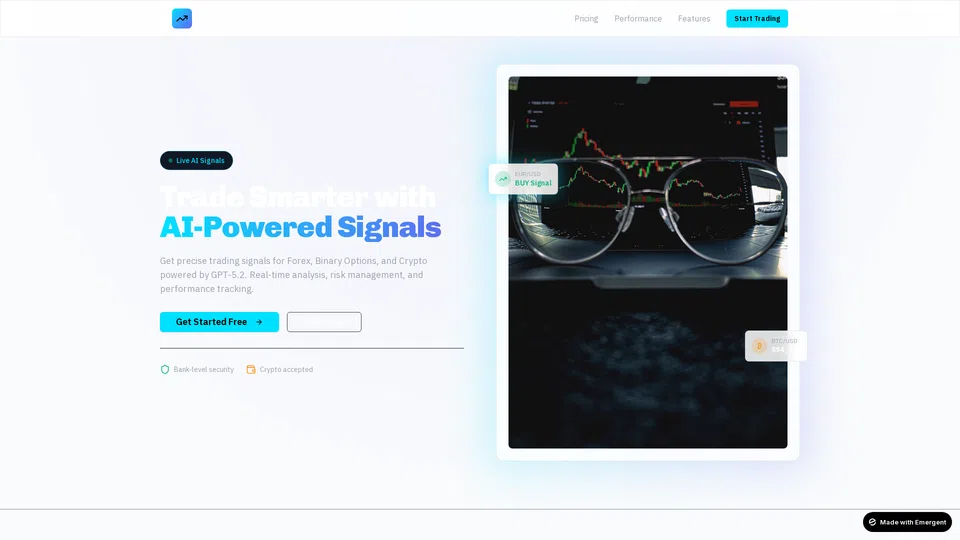 Homepage snapshot at launch