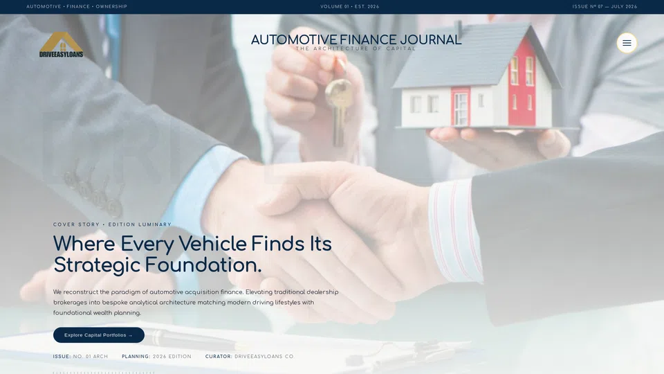 Homepage snapshot at launch