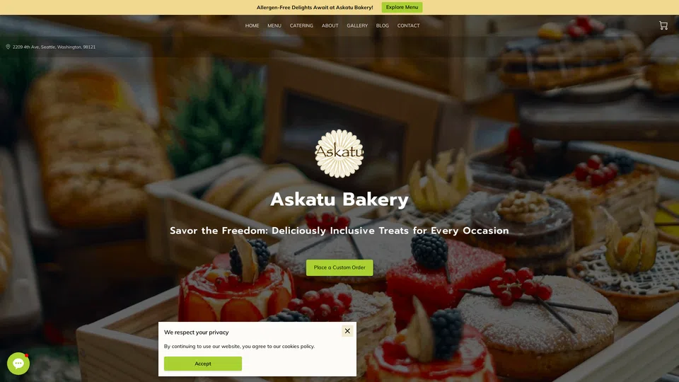 Homepage snapshot at launch