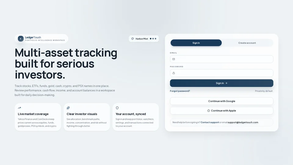 Homepage snapshot at launch