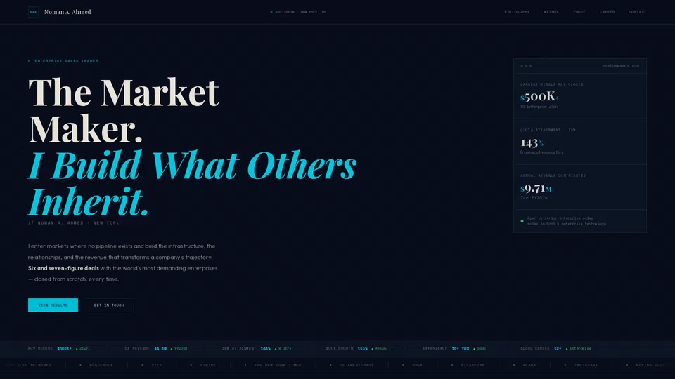 Homepage snapshot at launch