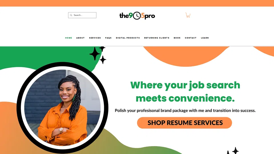 Homepage snapshot at launch