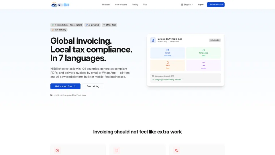 Homepage snapshot at launch