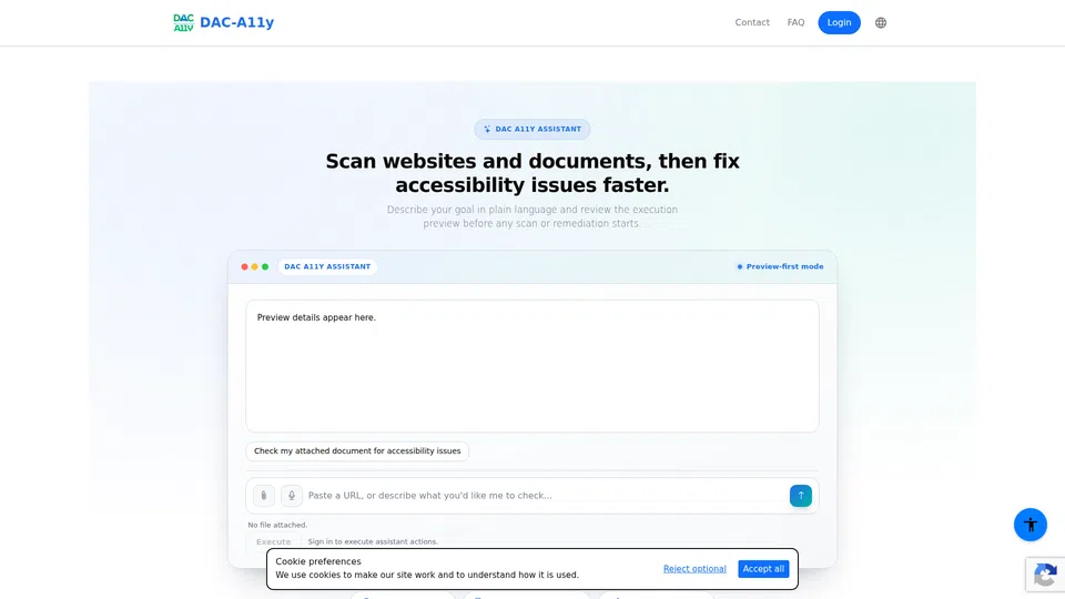 Homepage snapshot at launch