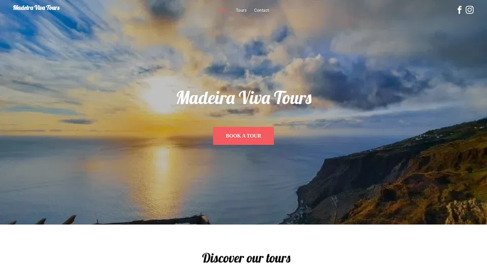 Homepage snapshot at launch