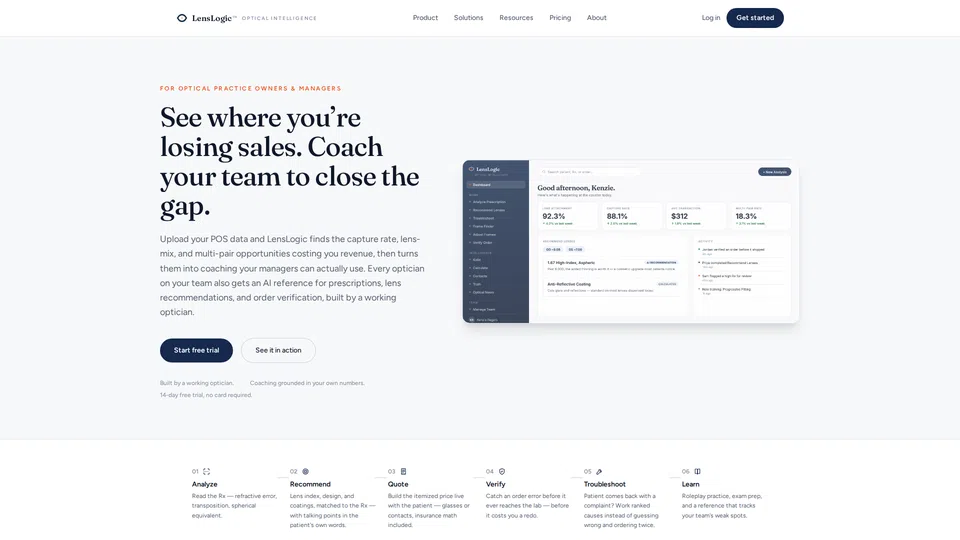 Homepage snapshot at launch