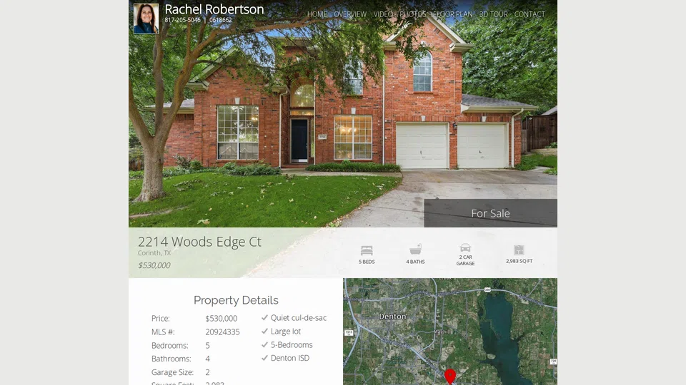 Homepage snapshot at launch