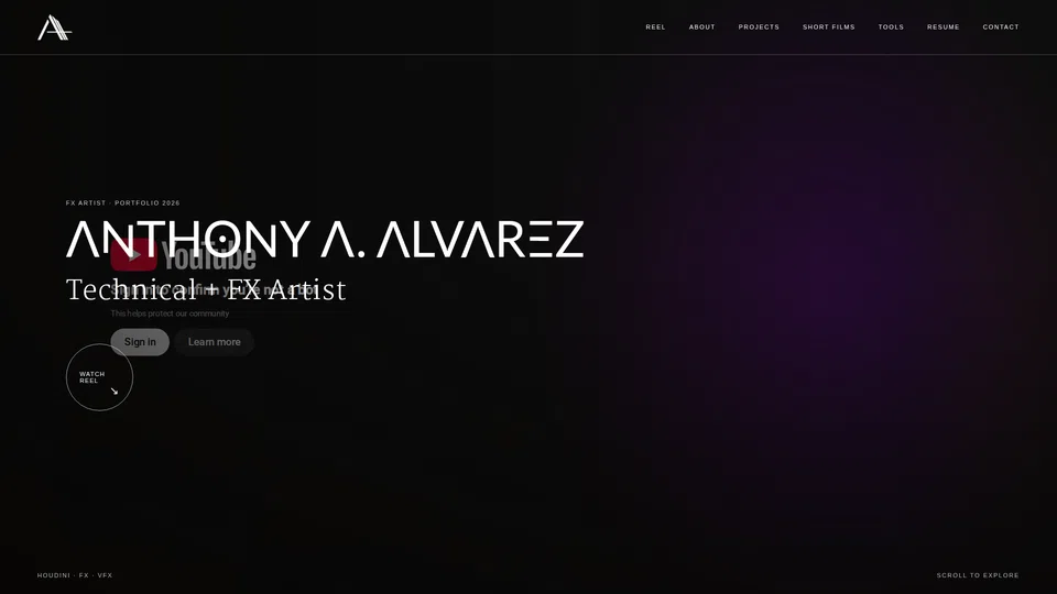 Homepage snapshot at launch