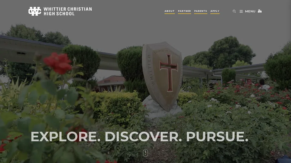 Homepage snapshot at launch