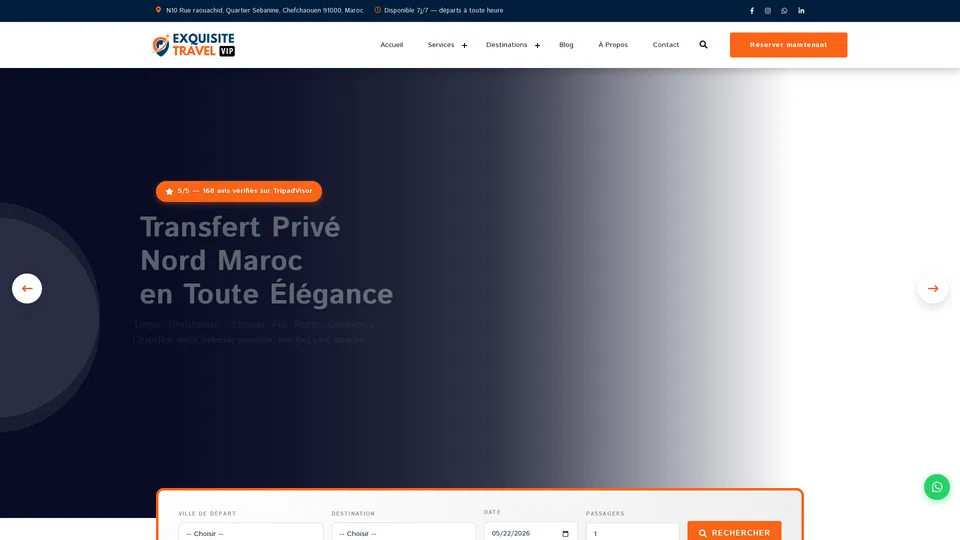 Homepage snapshot at launch