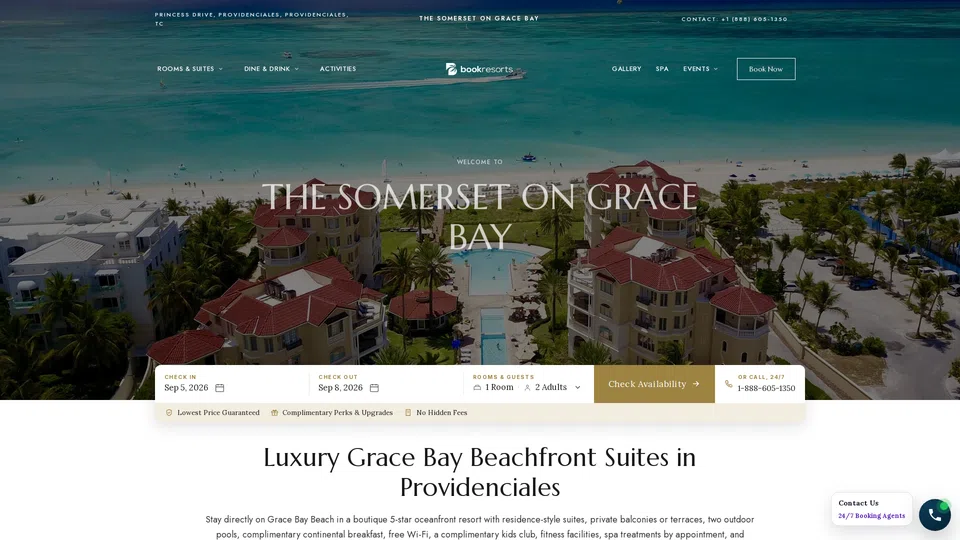 Homepage snapshot at launch