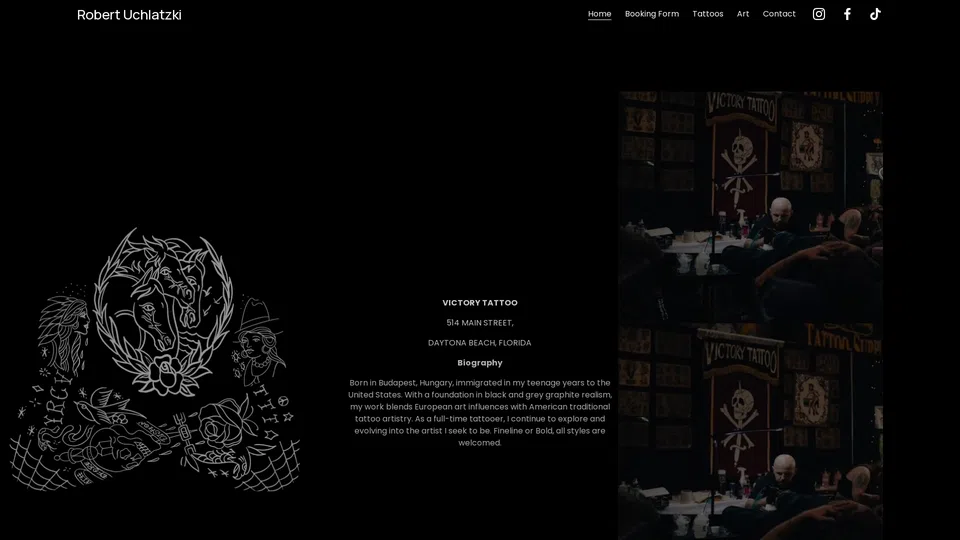 Homepage snapshot at launch