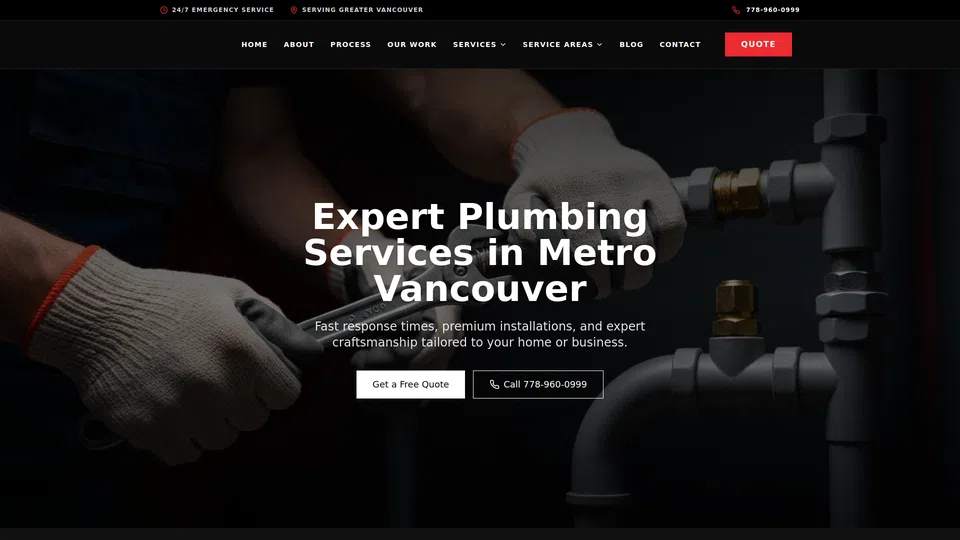 Homepage snapshot at launch
