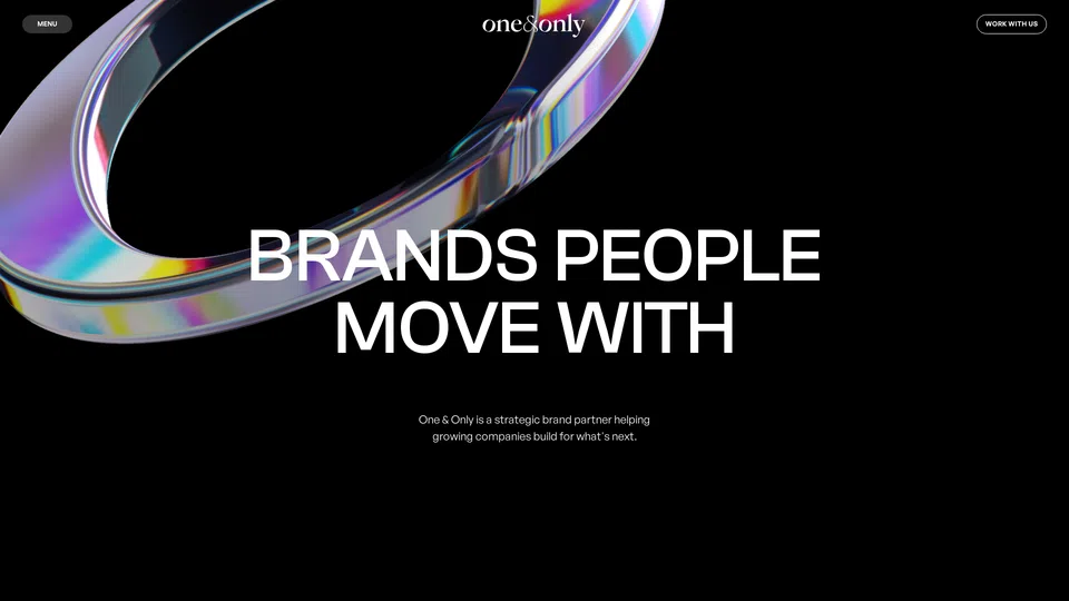 Homepage snapshot at launch