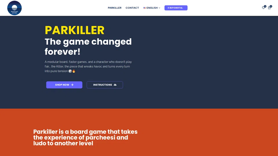 Homepage snapshot at launch