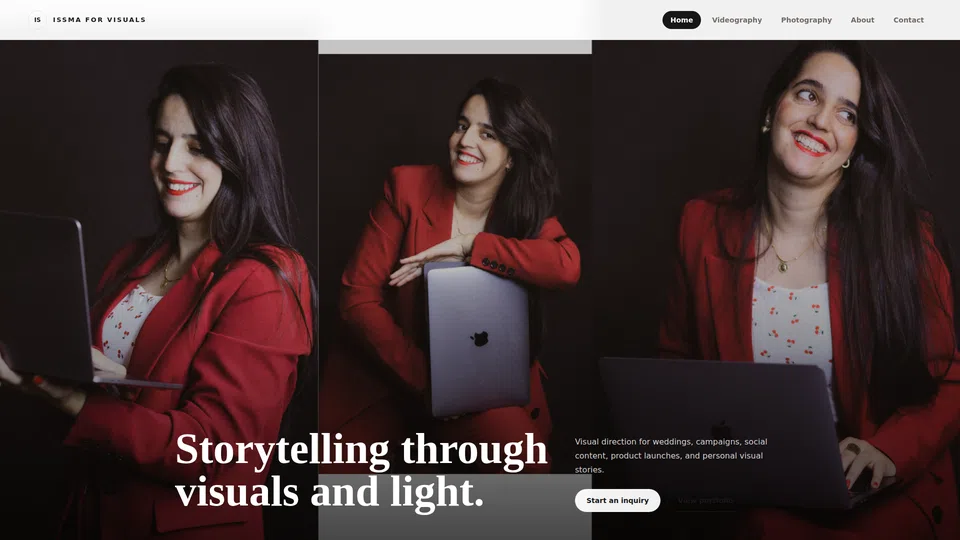 Homepage snapshot at launch