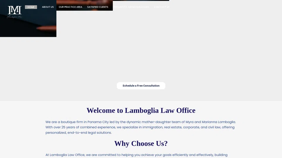 Homepage snapshot at launch