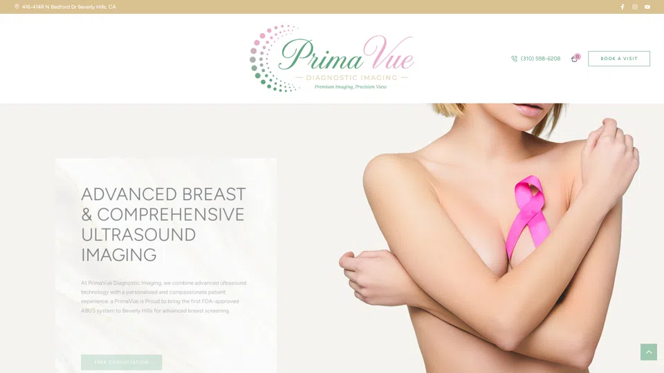 Homepage snapshot at launch