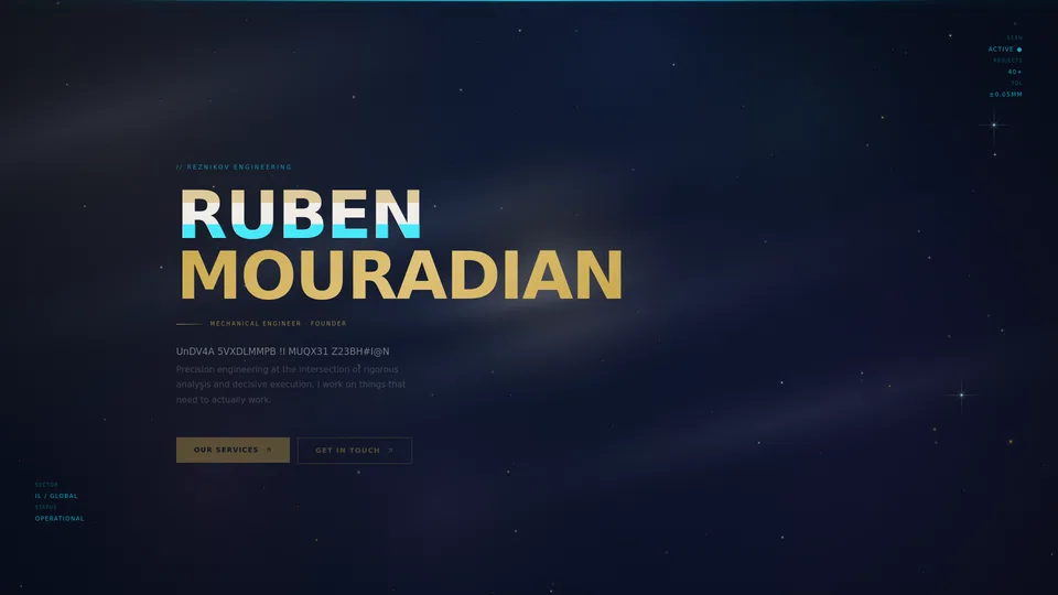 Homepage snapshot at launch