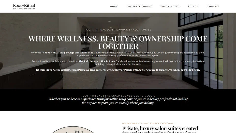 Homepage snapshot at launch