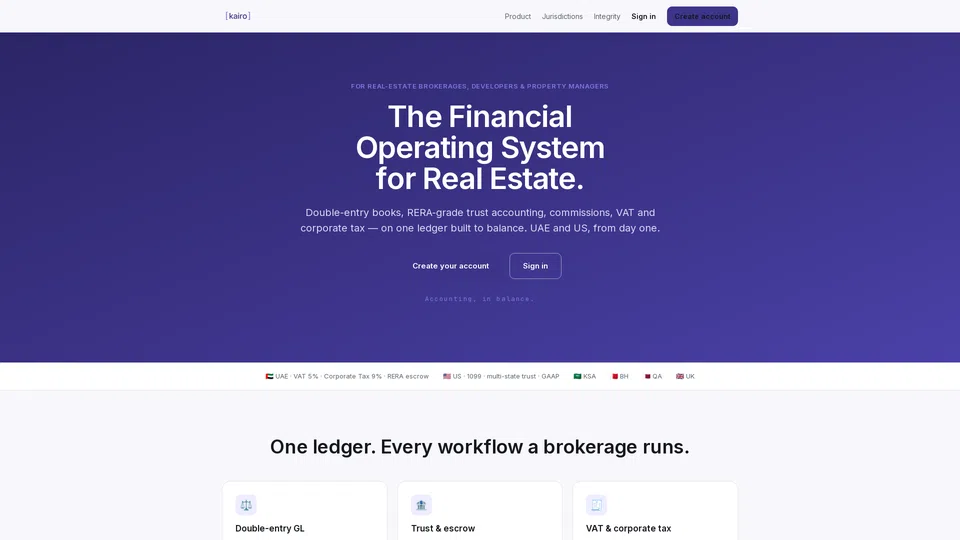 Homepage snapshot at launch