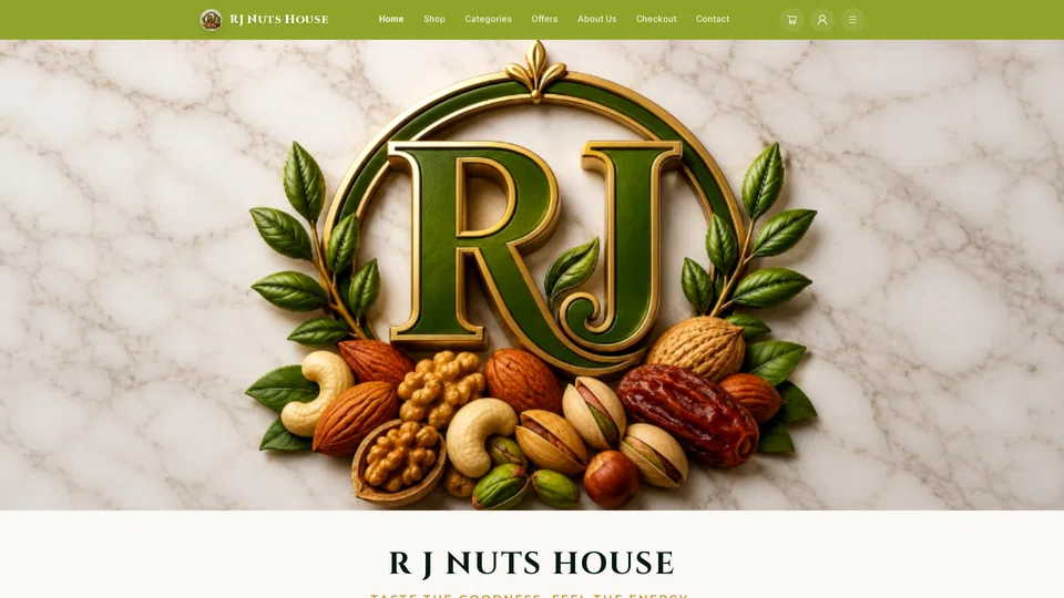 Homepage snapshot at launch