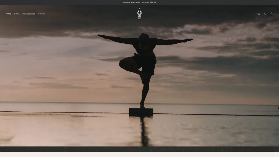 Homepage snapshot at launch