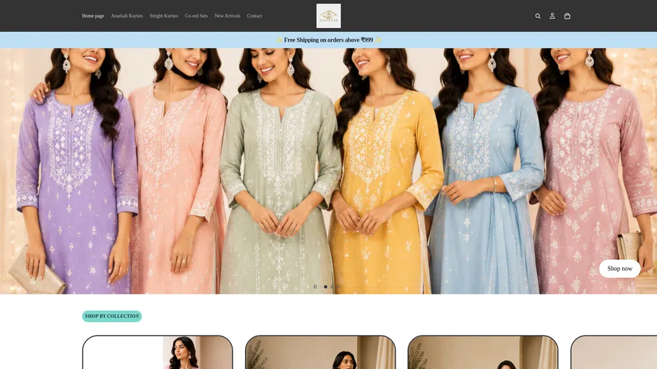 Homepage snapshot at launch