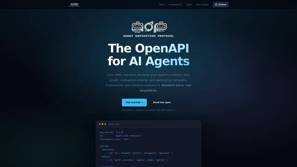 Homepage snapshot at launch