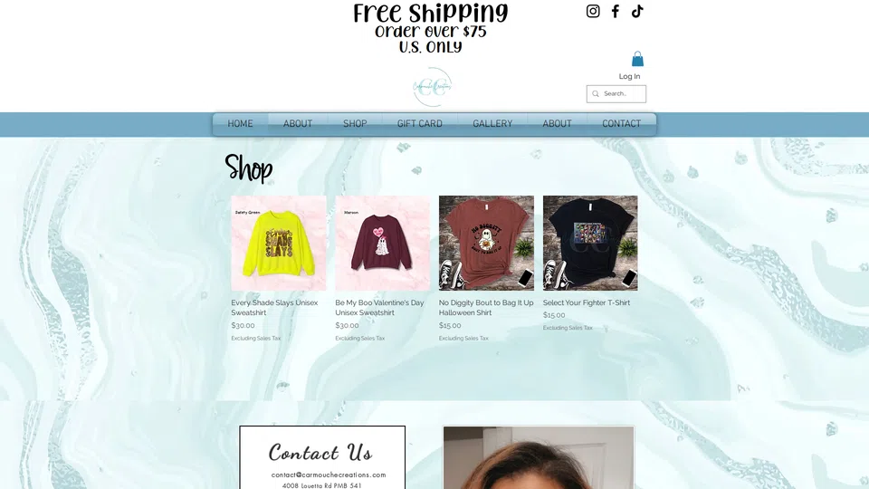 Homepage snapshot at launch