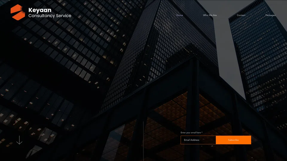 Homepage snapshot at launch